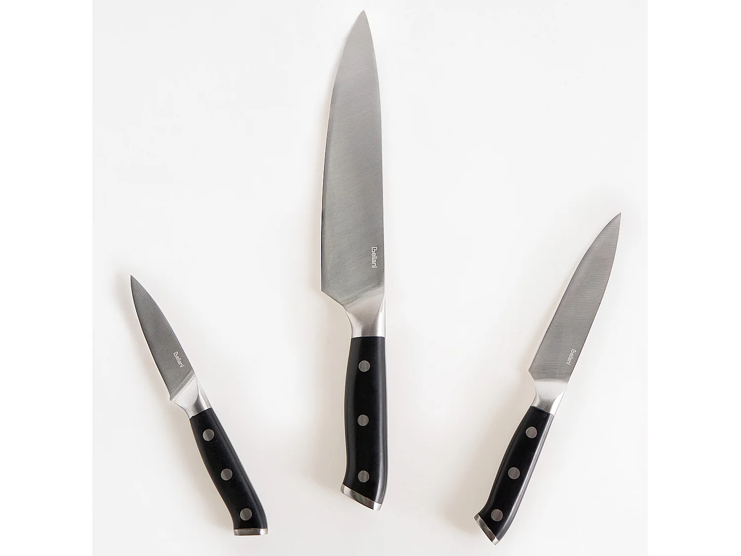 Lot de 3 couteaux IKEDA Noir