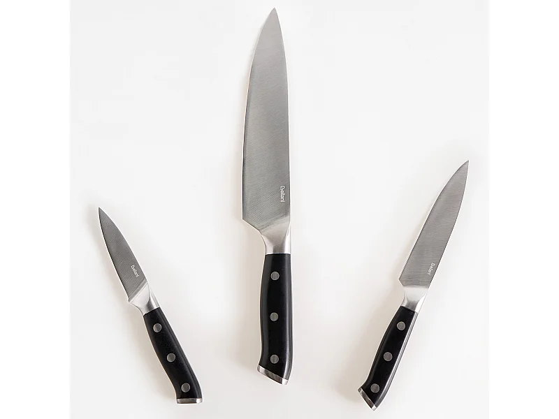 Lot de 3 couteaux IKEDA Noir