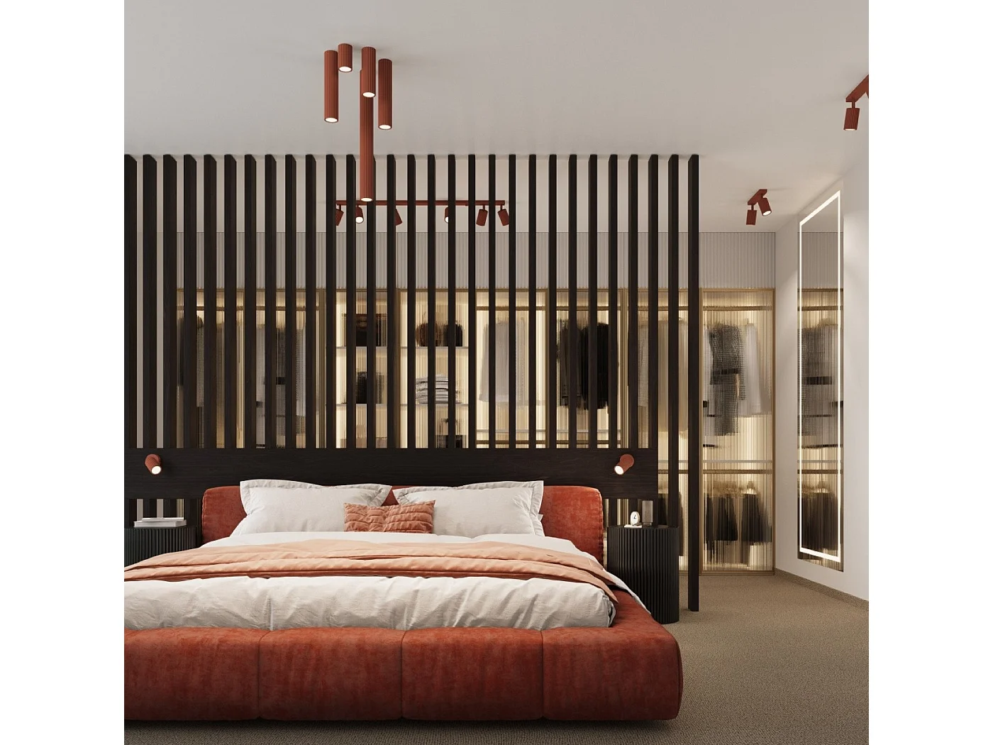 Applique Onyx rouge ocre