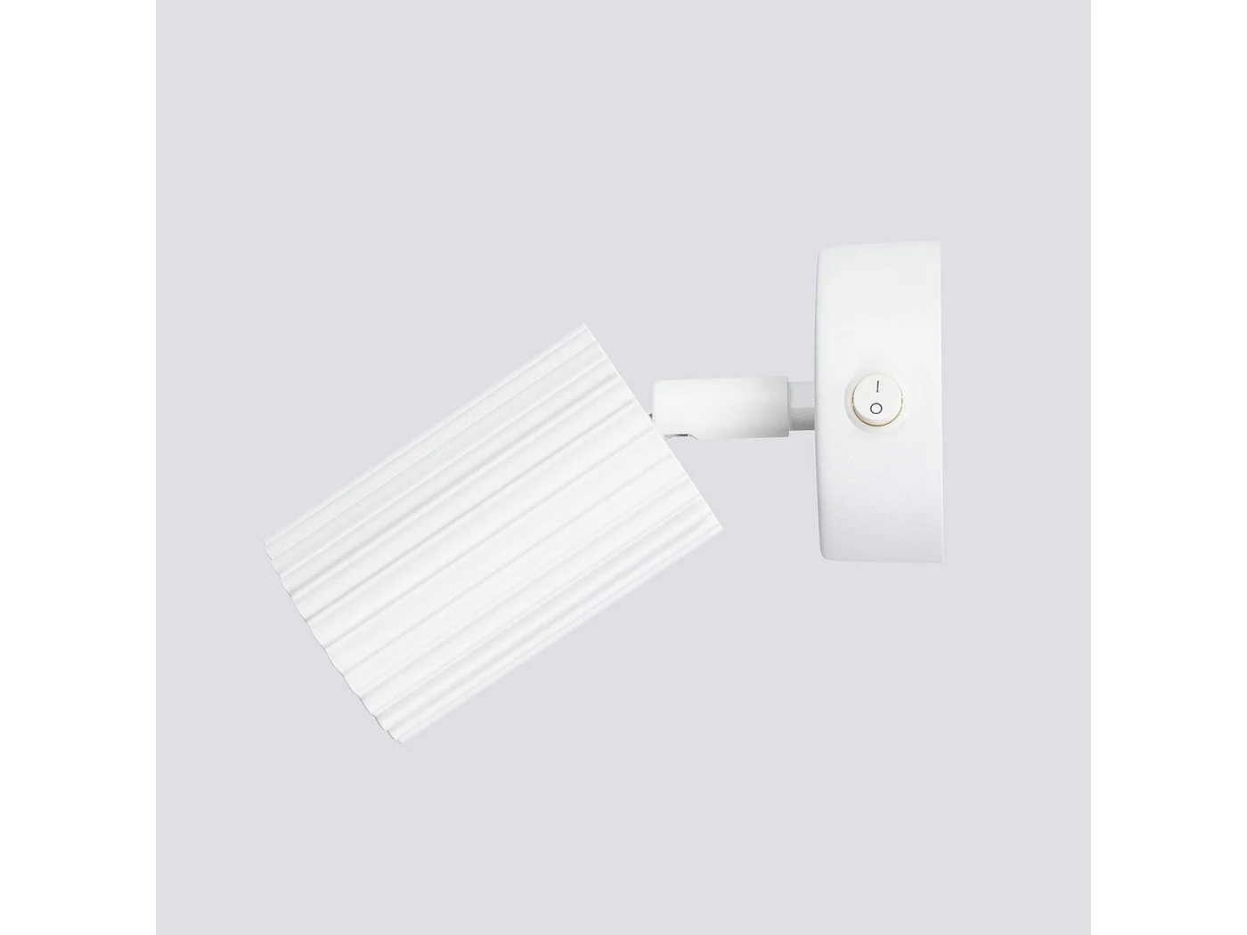 Applique Onyx blanc avec interrupteur