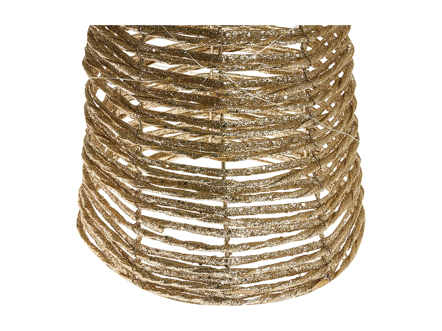 Lot de 3 décorations de Noël LED TUELSO Arbre de Noël 60/80/100 cm Doré