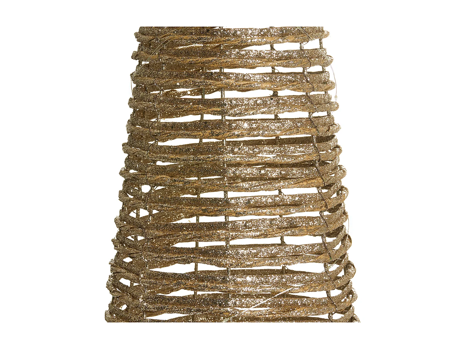 Lot de 3 décorations de Noël LED TUELSO  Arbre de Noël 60/80/100 cm Doré