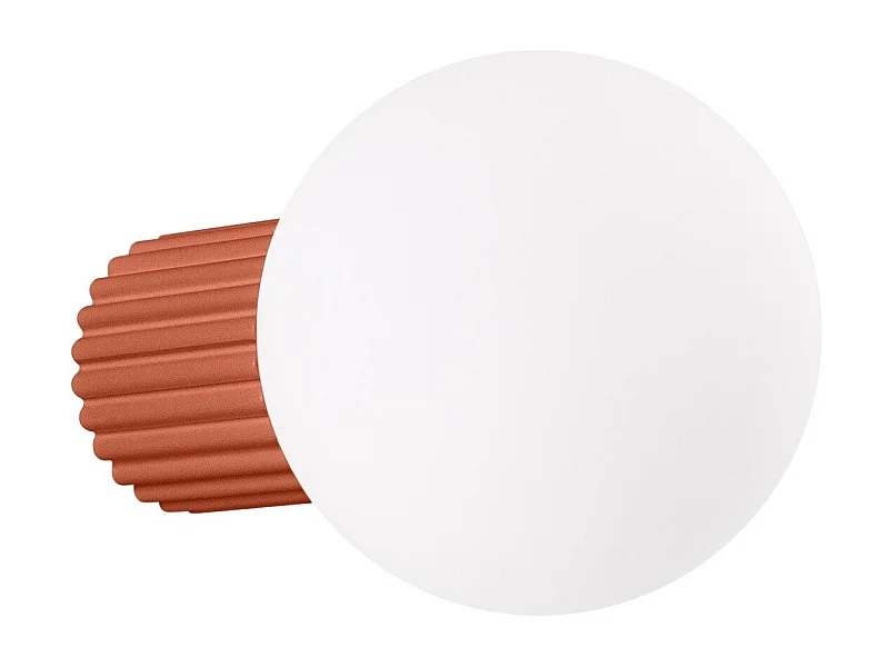 Applique Orbis rouge ochra IP44