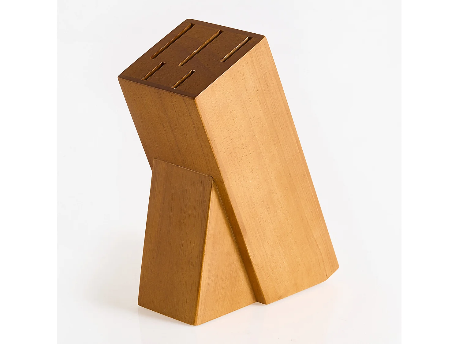 Lot de 5 couteaux dans un bloc TOCHIGI Marron