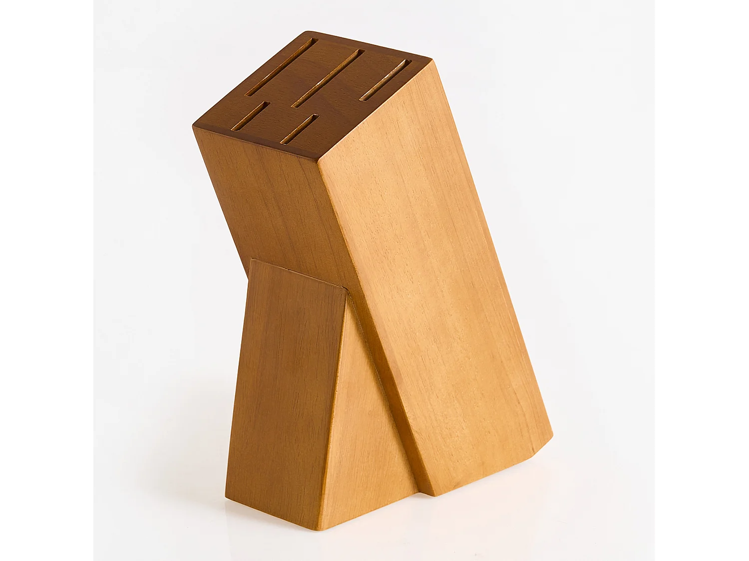 Lot de 5 couteaux dans un bloc TOCHIGI Marron