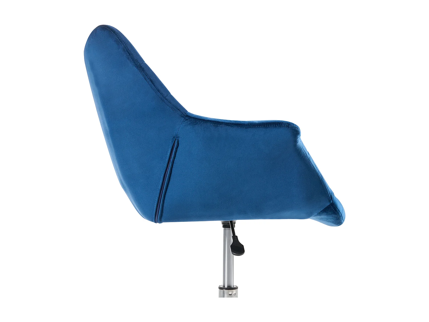 Chaise de bureau LABELLE Velours Bleu marine