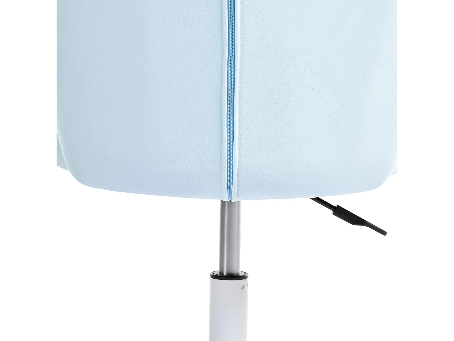 Chaise de bureau CHEERFUL Velours Bleu clair