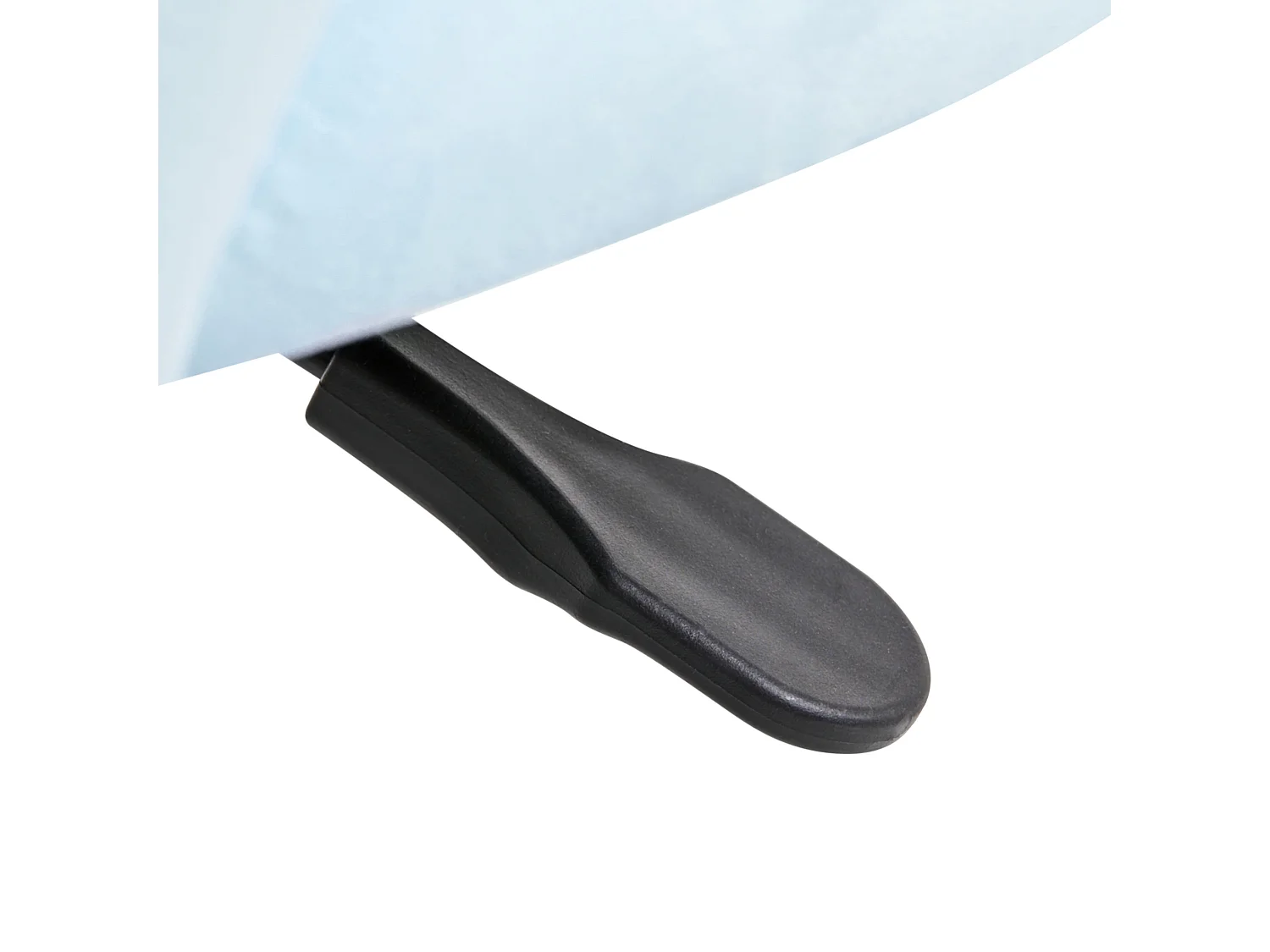 Chaise de bureau CHEERFUL Velours Bleu clair