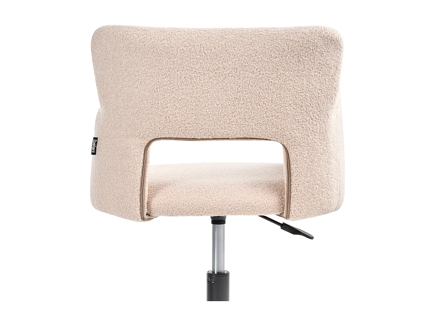 Chaise de bureau SANILAC Bouclé Beige