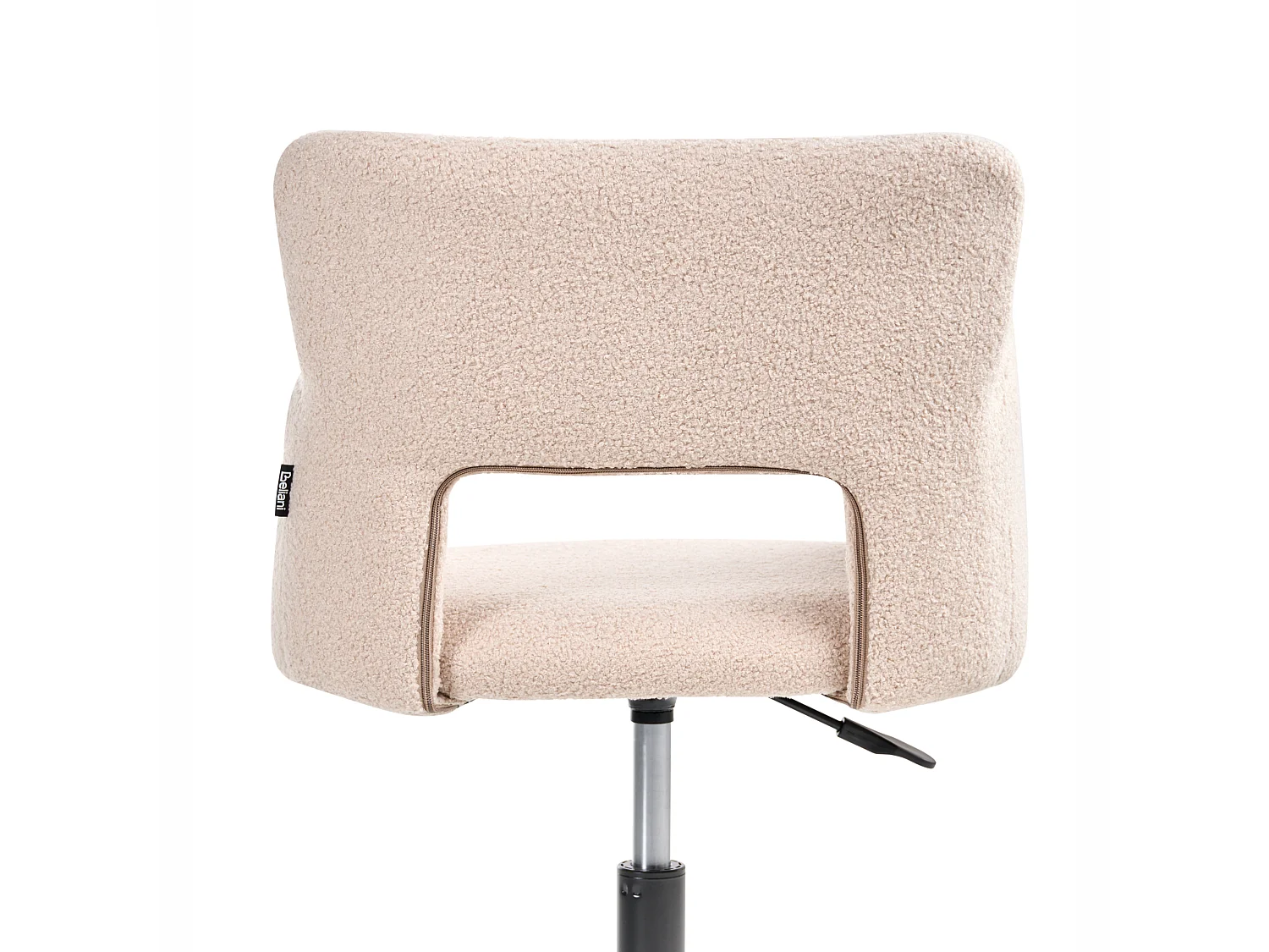 Chaise de bureau SANILAC II Bouclé Beige