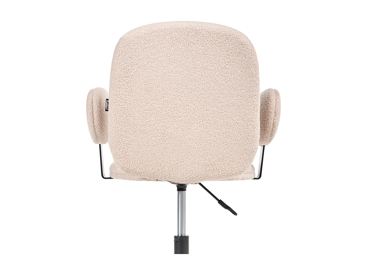 Chaise de bureau MORAGA Bouclé Beige
