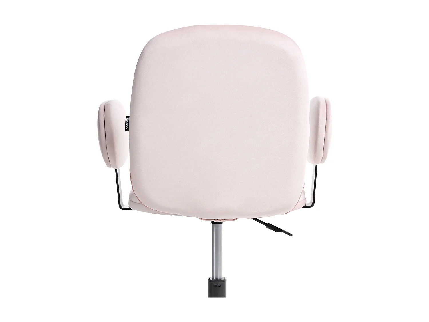 Chaise de bureau MORAGA Velours Rose pastel