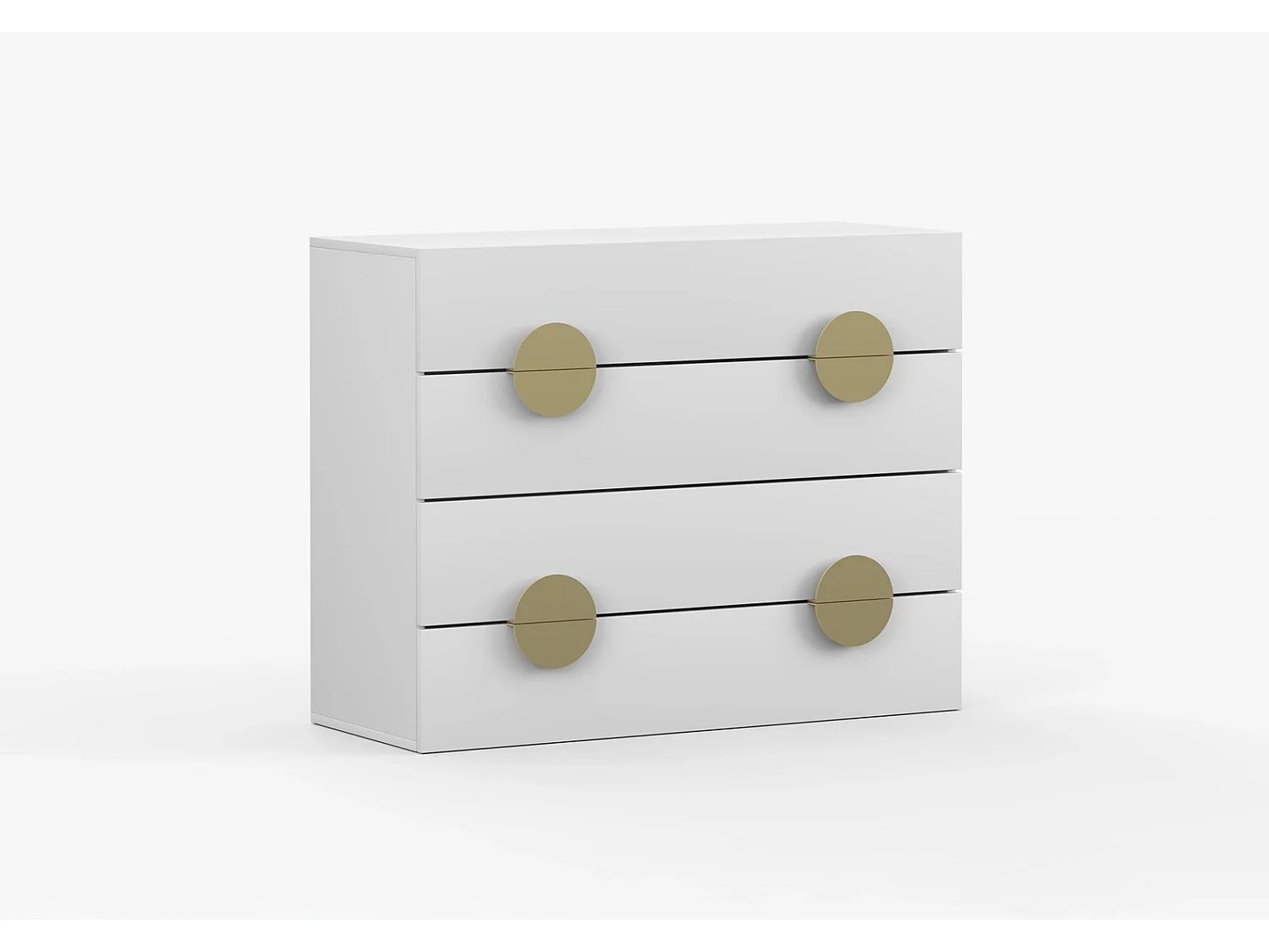 Chambre complète Dastan couleur blanche - 200cm