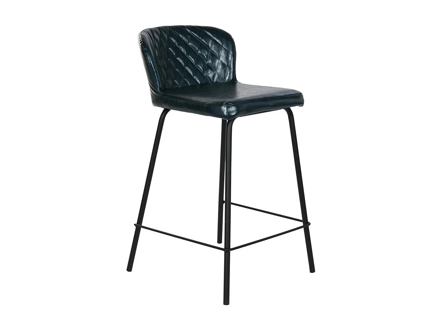 Tabouret DKD Home Decor Noir Métal PU (40 x 42,5 x 81,5 cm)
