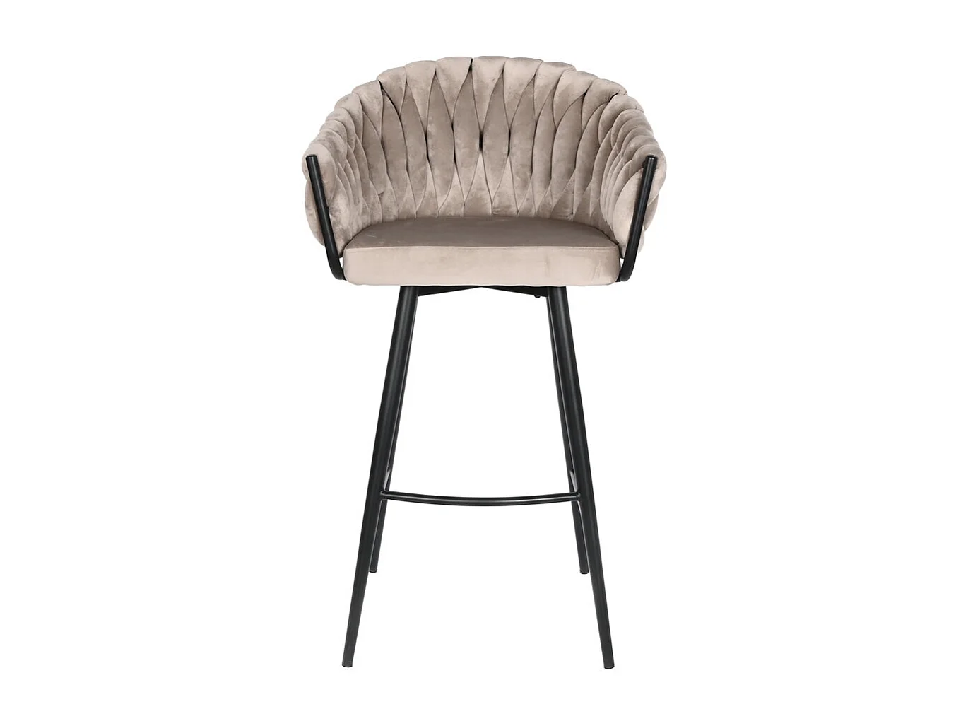 PP PU STOEL 48X55X83 WIT GEVOERD, ideaal voor uw huis. Voegt glamour en een speciaal tintje toe aan uw huis.