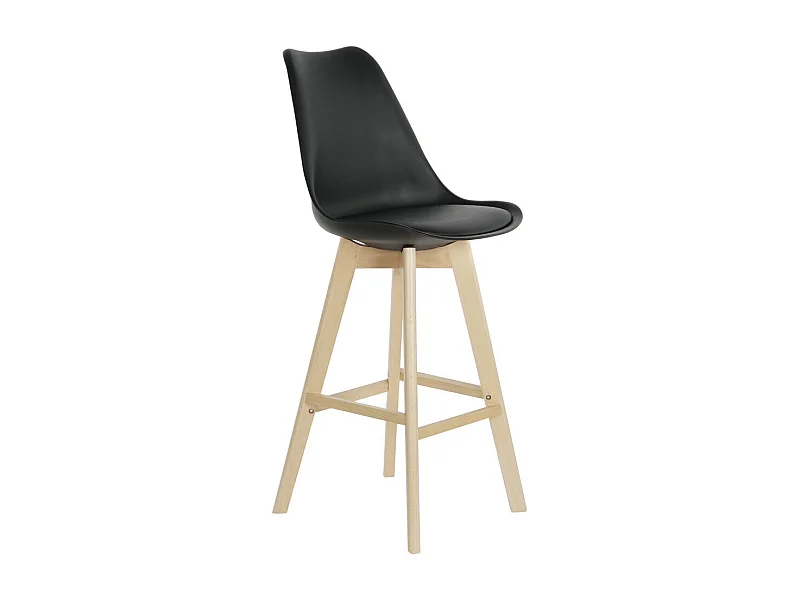Tabouret DKD Home Decor 57,5 x 50,5 x 109 cm Noir Polyuréthane Hêtre