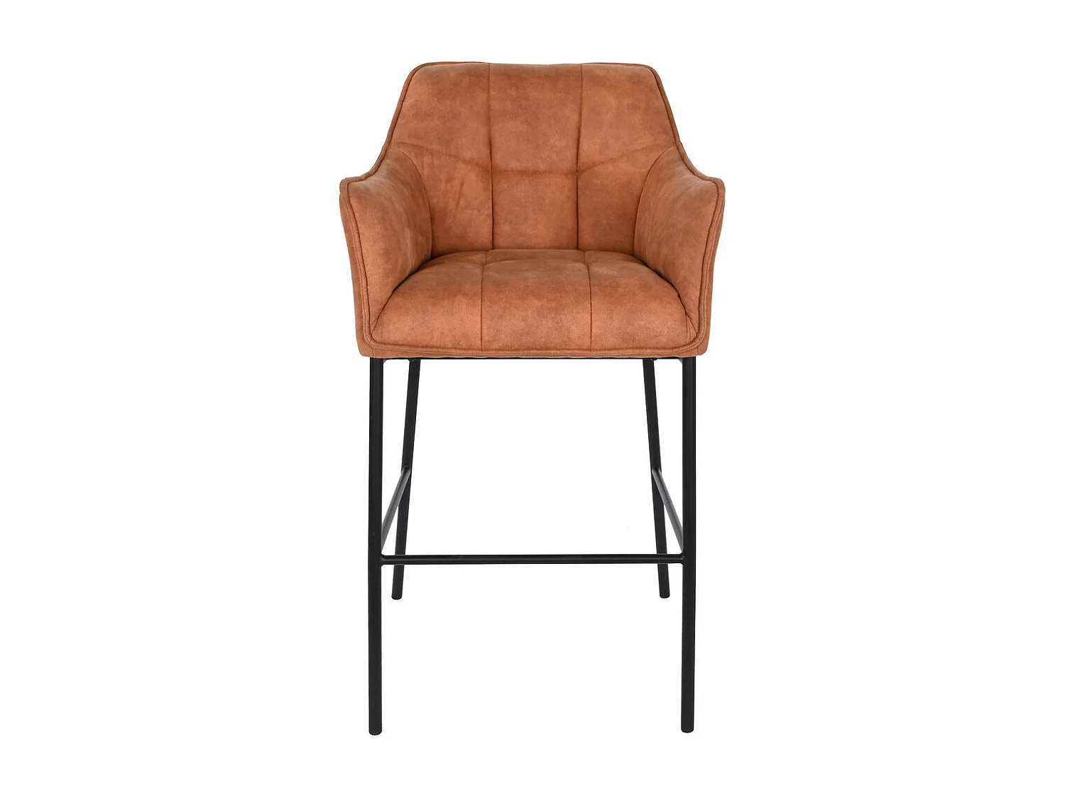 SILLA PU NOGAL 60X655X118 AJUSTABLE CROMADO NEGRO ideal para tu hogar aportando glamour y un toque especial a tu casa.