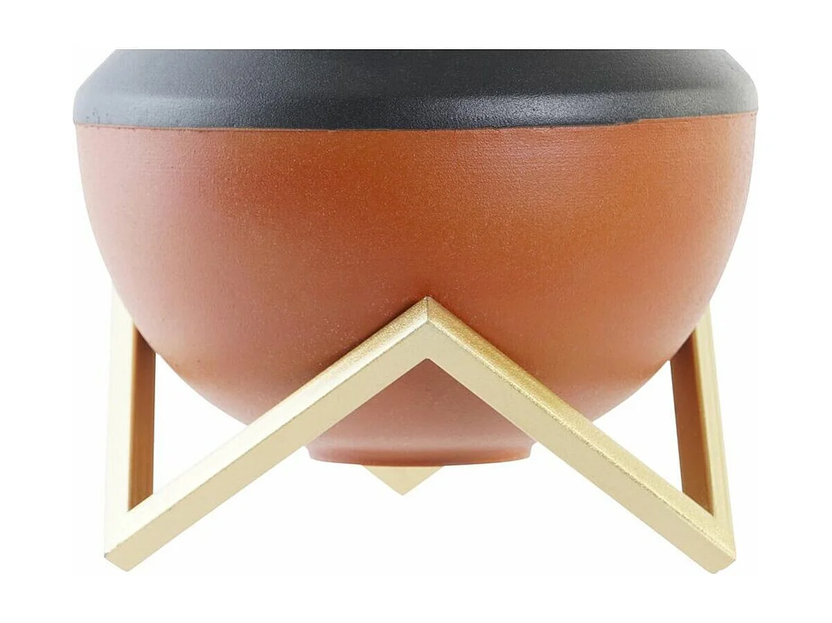 Jarrón DKD Home Decor Metal Multicolor Moderno 18 x 18 x 21 cm