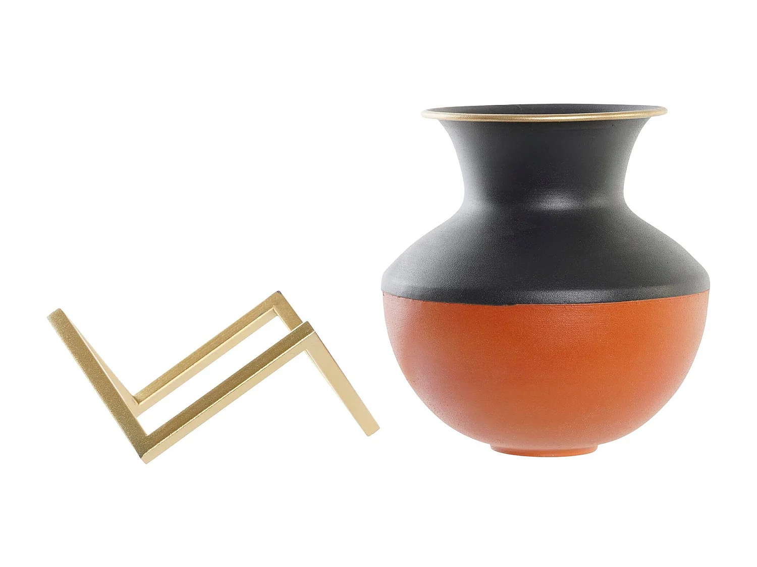 Jarrón DKD Home Decor Metal Multicolor Moderno 18 x 18 x 21 cm