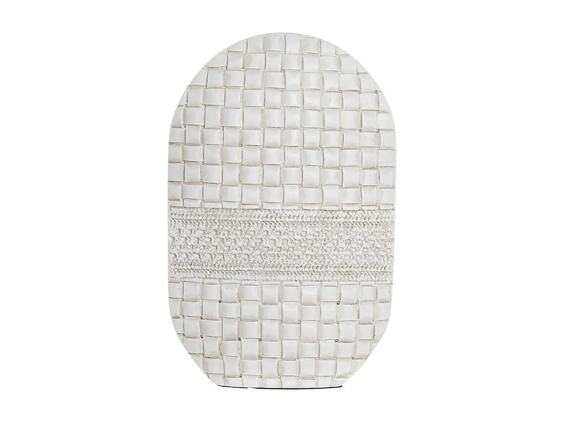 Jarrón DKD Home Decor Blanco Resina Moderno 18 x 6 x 28 cm