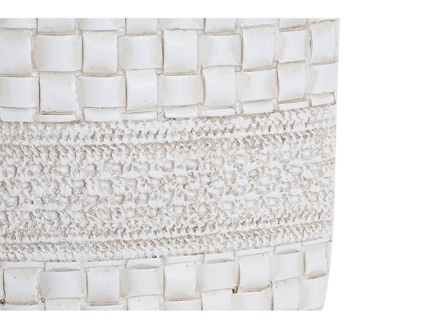 Jarrón DKD Home Decor Blanco Resina Moderno 18 x 6 x 28 cm