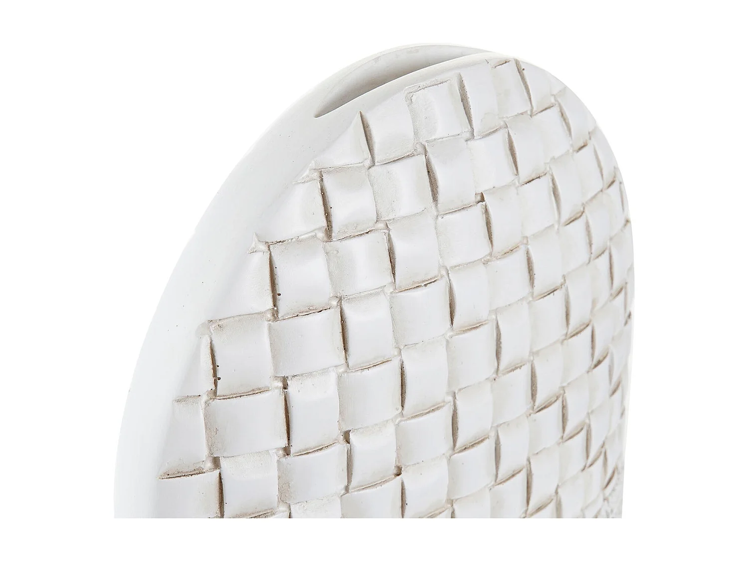 Jarrón DKD Home Decor Blanco Resina Moderno 18 x 6 x 28 cm