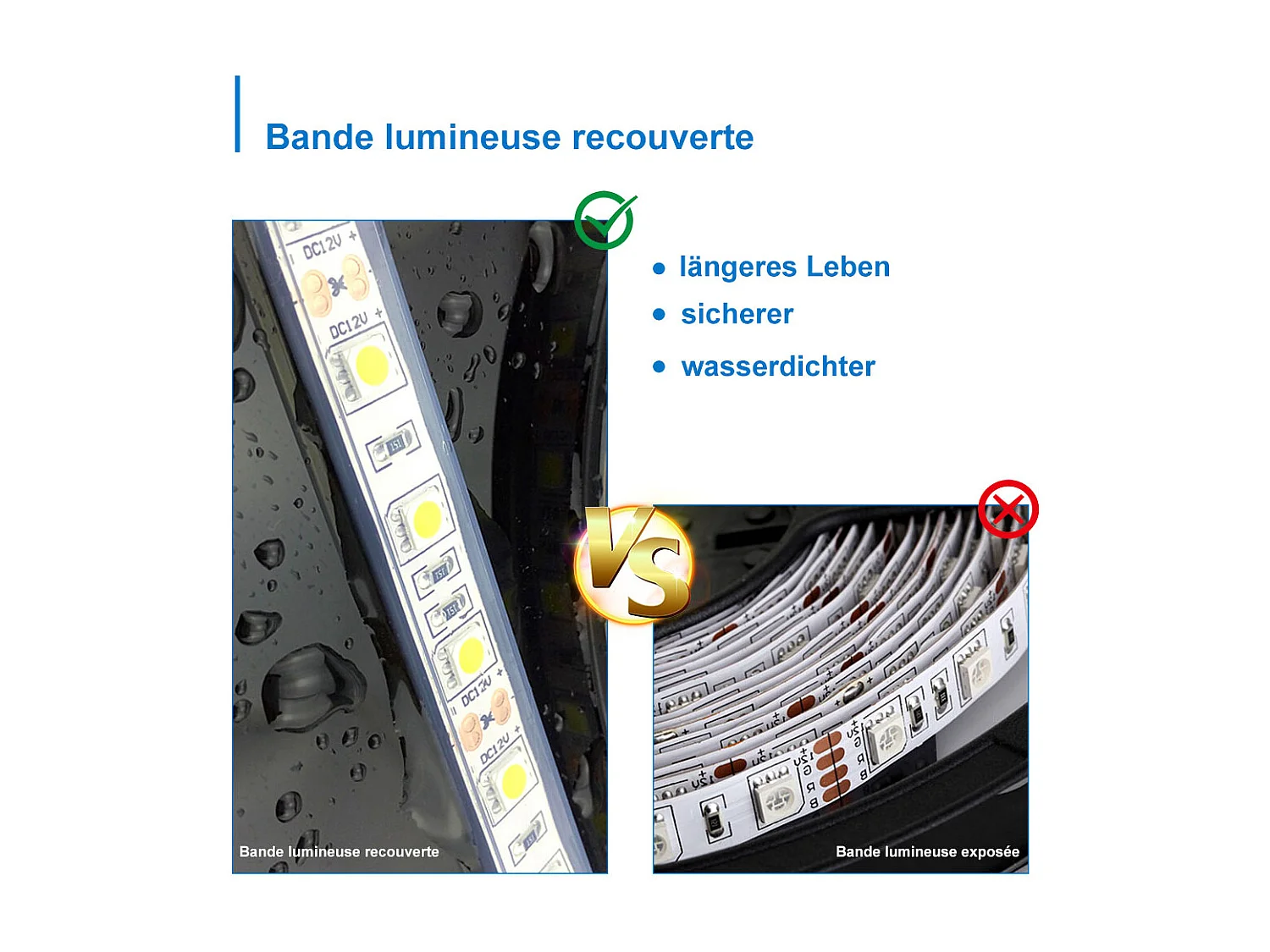 Aica Miroir Lumineux à LED Réglable Intelligent 120x70cm, Miroir de salle de bain avec éclairage + antibuée + Miroir grossissant + Horloge numérique