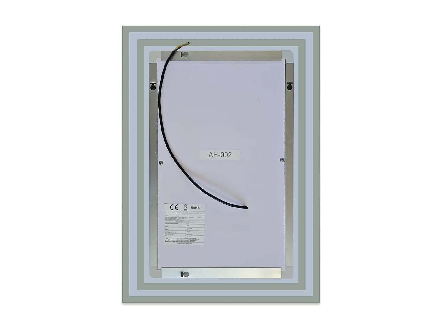 Miroir lumineux 60x50cm acve anti-buée，Miroir salle de bain - Aica