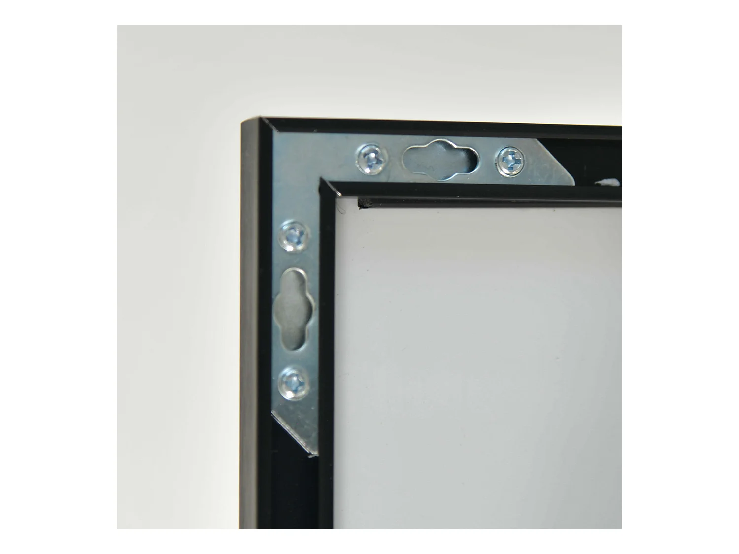 Miroir sur pied - Cadre en métal - 180 x 80 cm - rectangle - pour salon ou dressing - noir