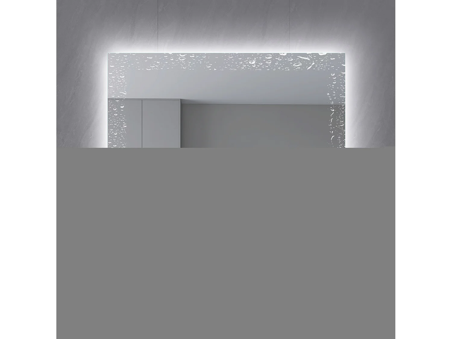 Miroir de Salle de Bain,100x80cm,Miroir LED avec haut-parleur Bluetooth,Éclairage réglable,Fonction anti-buée,Affichage Température