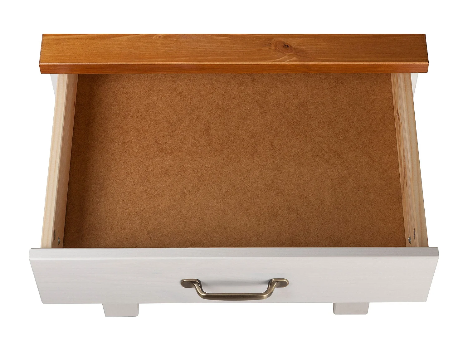 Alby | Petit meuble de cuisine à trois tiroirs en bois de pin