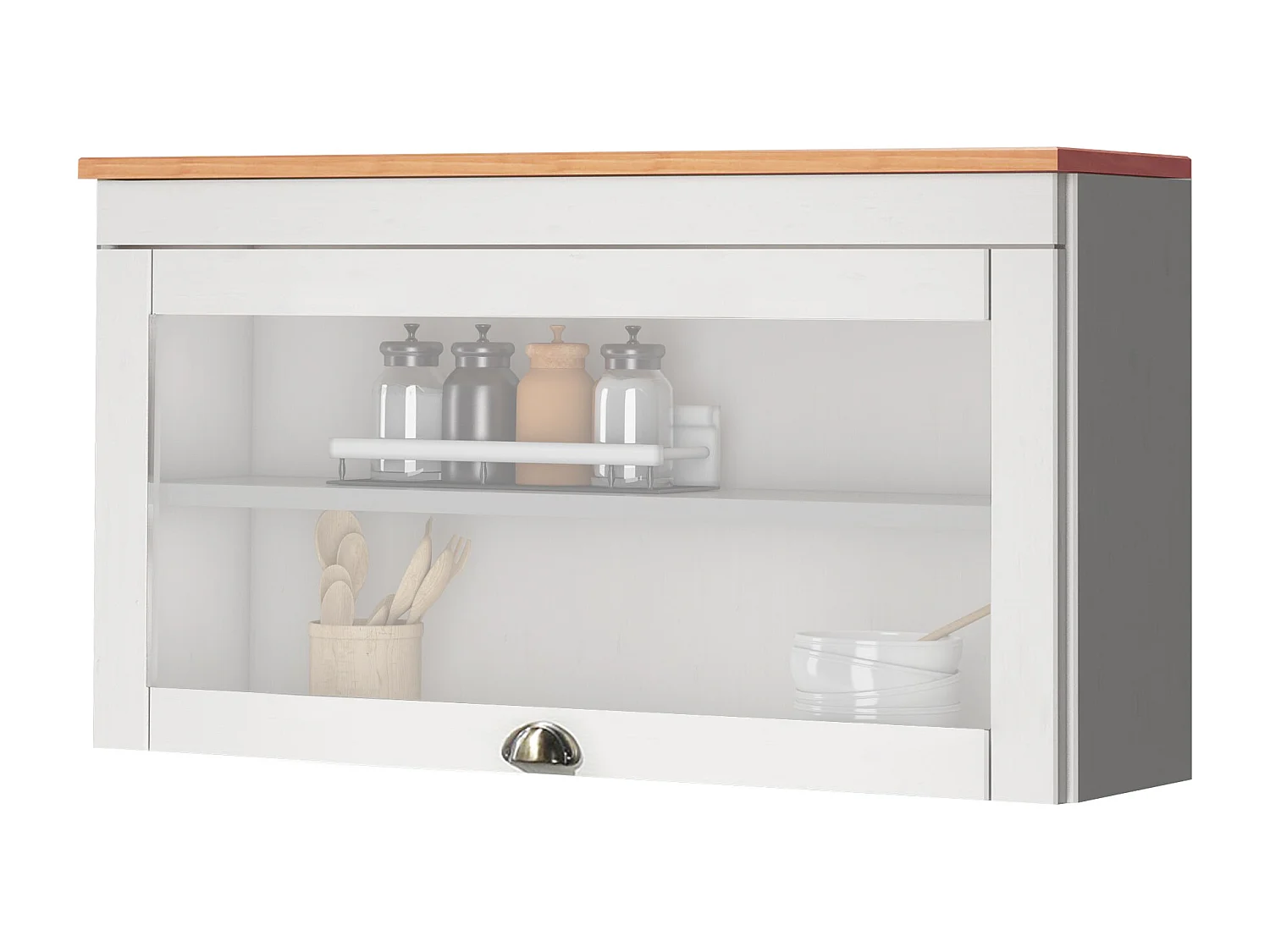 Toscana|Kit Armoire murale Blanc Miel