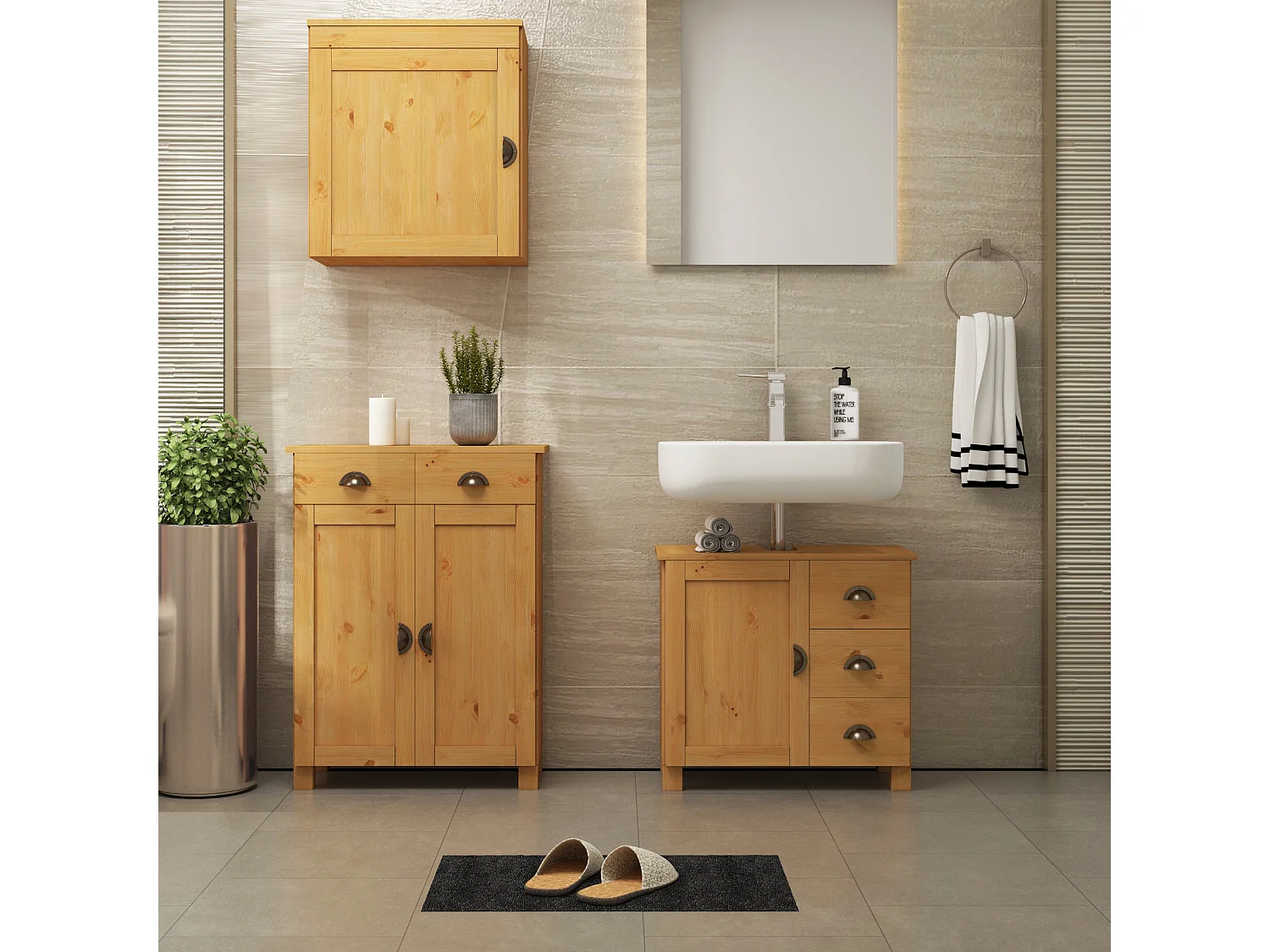 Toscana|Kit Coupe murale 1 porte