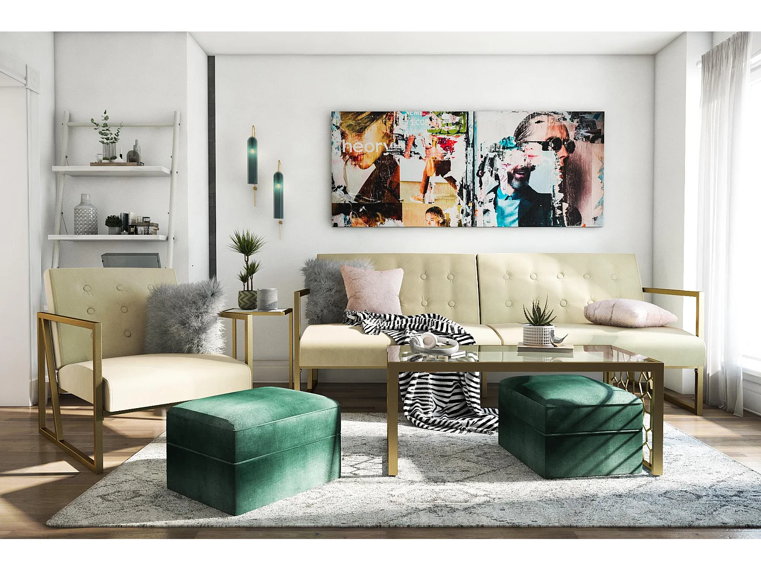 Alby | 60 cm Meuble de cuisine avec tiroir en pin