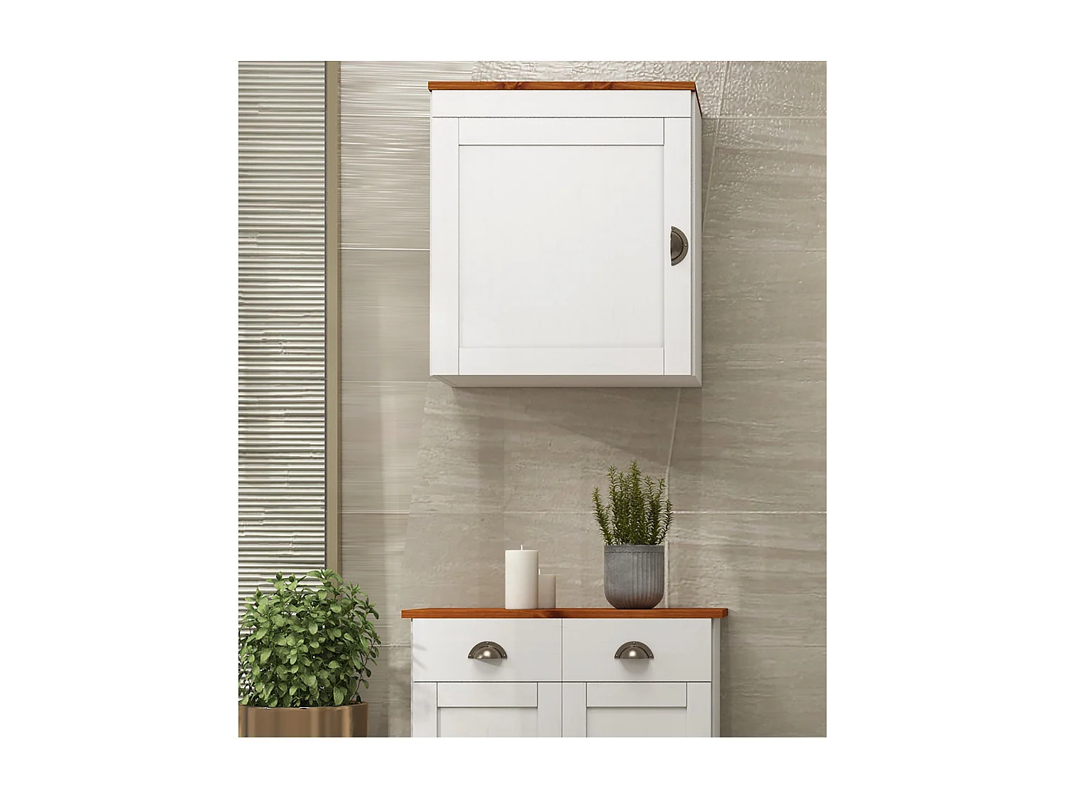 Toscana|Kit Wall Cup 1 porte Wite Honey