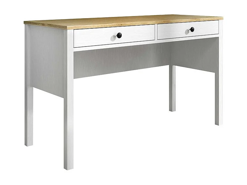 Bureau avec rangements en aggloméré Frannie 2 Tiroirs