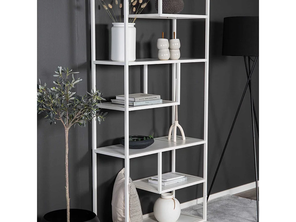 Etagère en métal 85 x 35 x 190 cm Staal