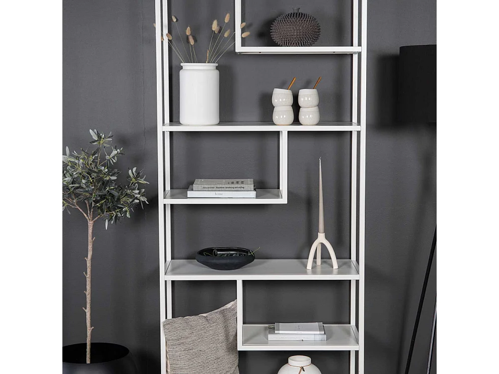 Etagère en métal 85 x 35 x 190 cm Staal