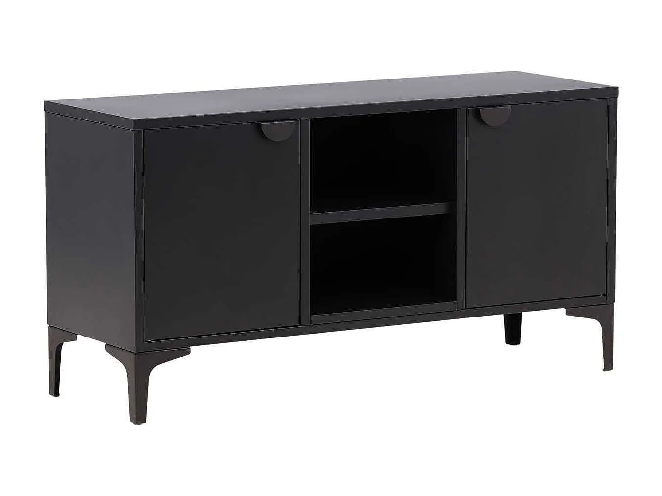 Meuble TV en métal noir Piring