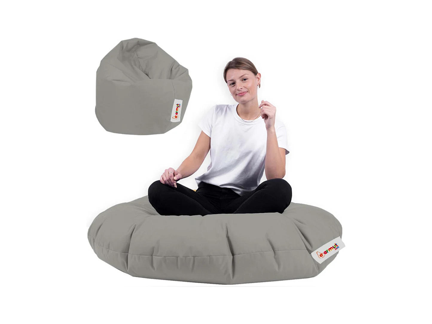 Pouf intérieur extérieur Iyzi 100 cm