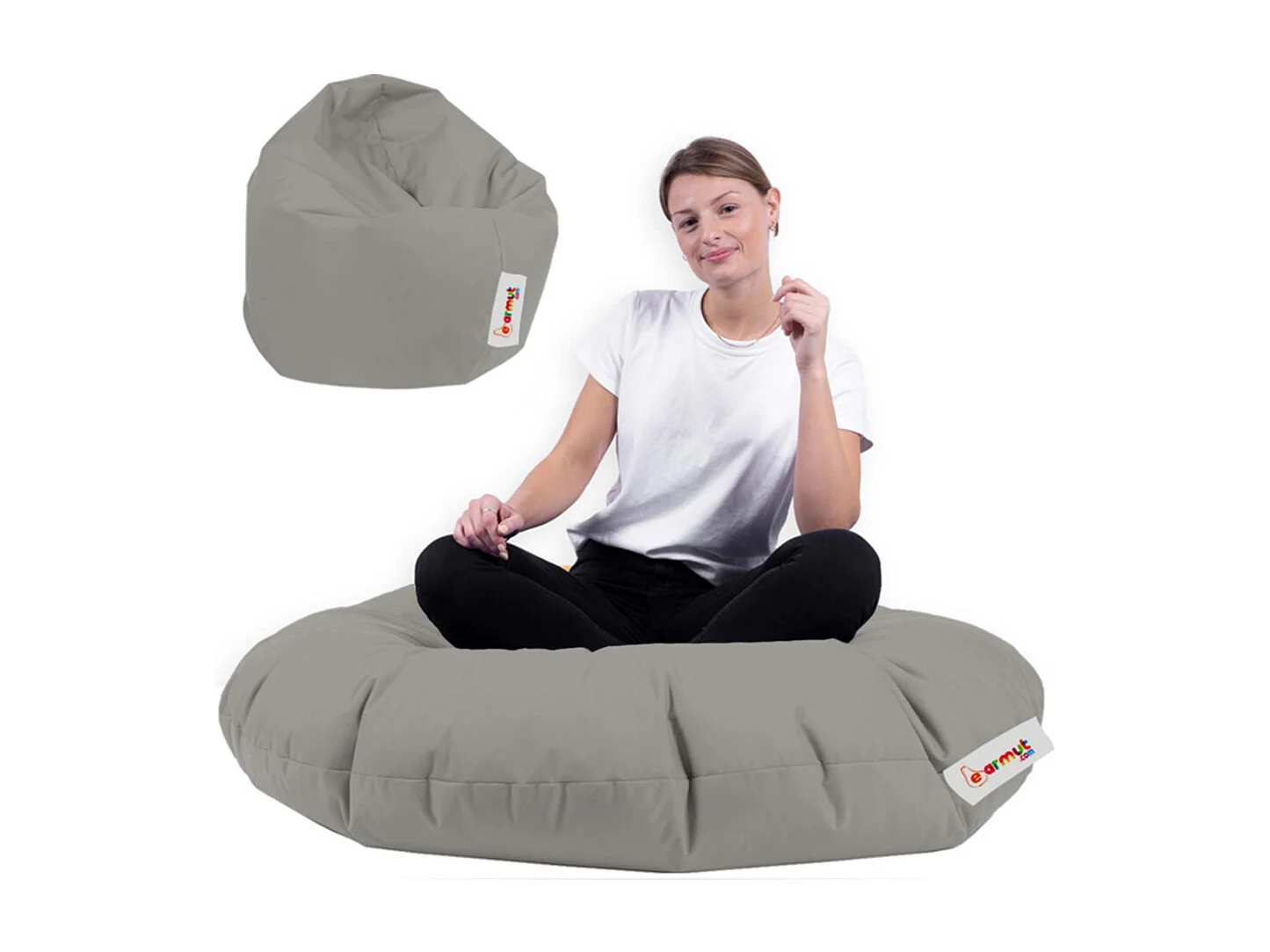 Pouf intérieur extérieur Iyzi 100 cm