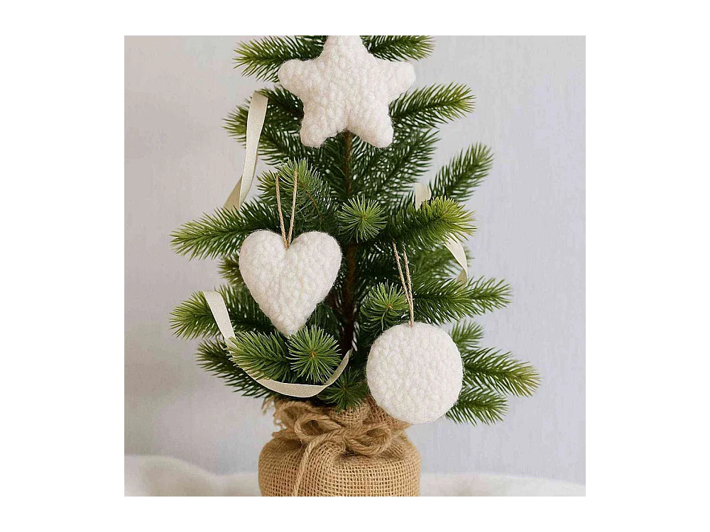 Ensemble de 3 décorations à suspendre Lu Set