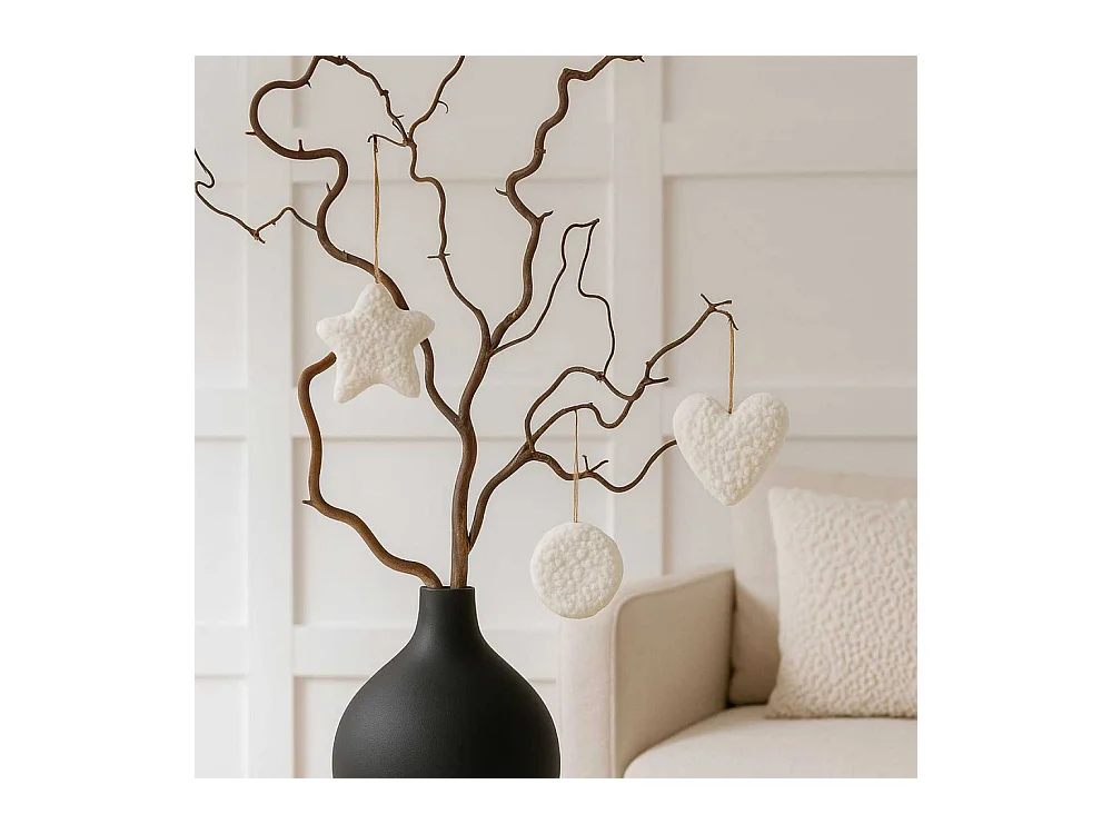 Ensemble de 3 décorations à suspendre Lu Set