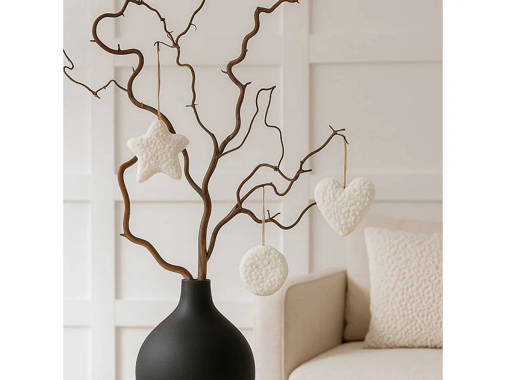 Ensemble de 3 décorations à suspendre Lu Set