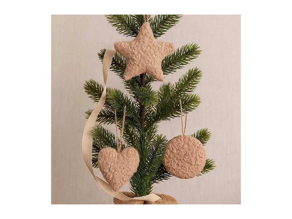 Ensemble de 3 décorations à suspendre Lu Set