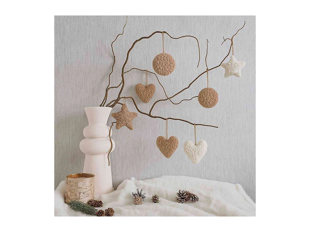 Ensemble de 3 décorations à suspendre Lu Set