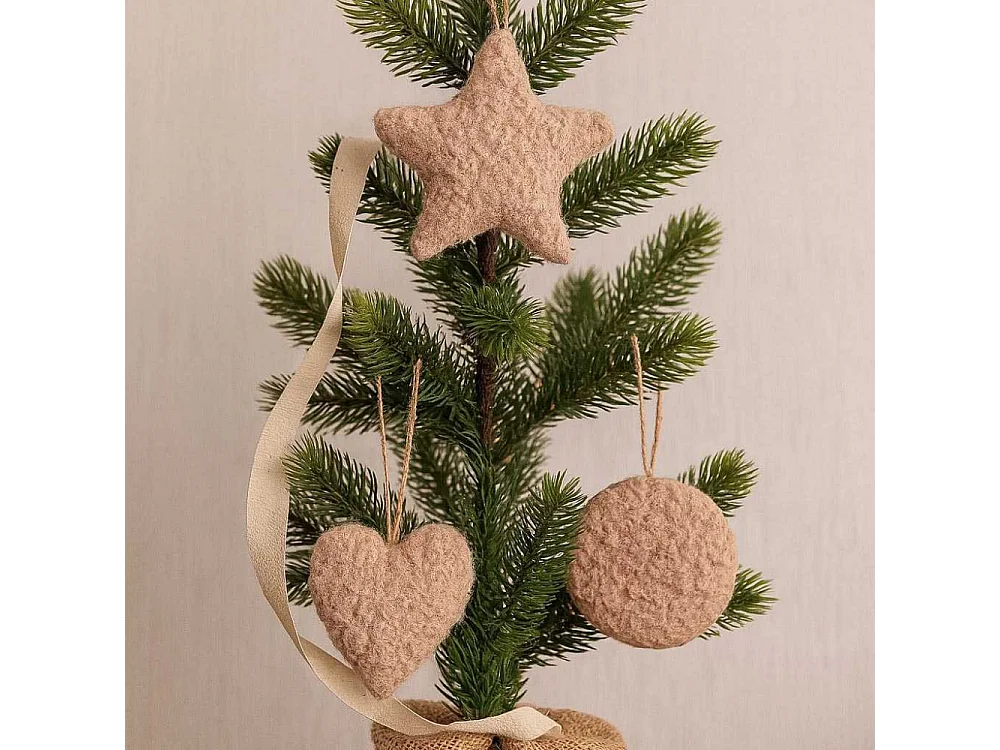 Ensemble de 3 décorations à suspendre Lu Set