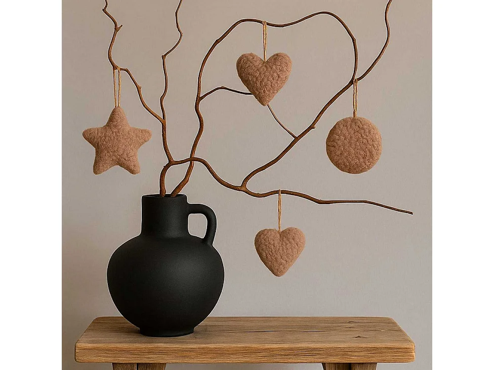 Ensemble de 3 décorations à suspendre Lu Set