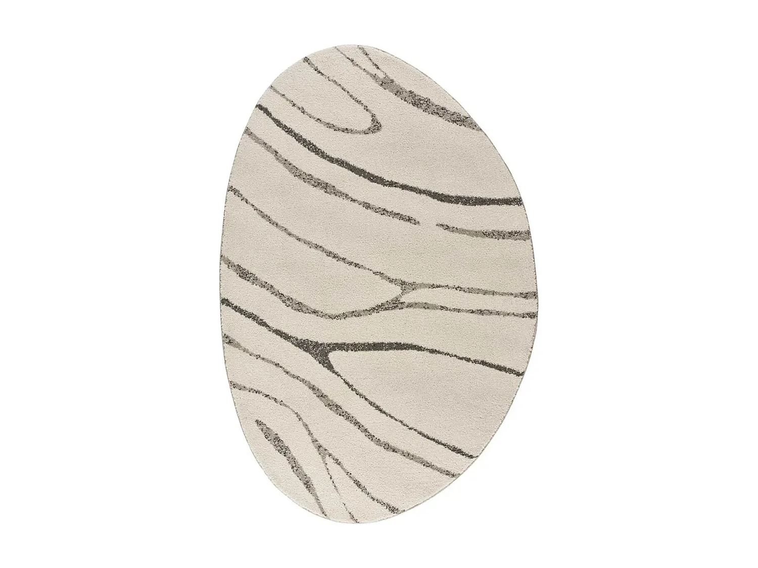 Tapis intérieur - abstrait - blanc - 194 x 290 cm - NIAMEY