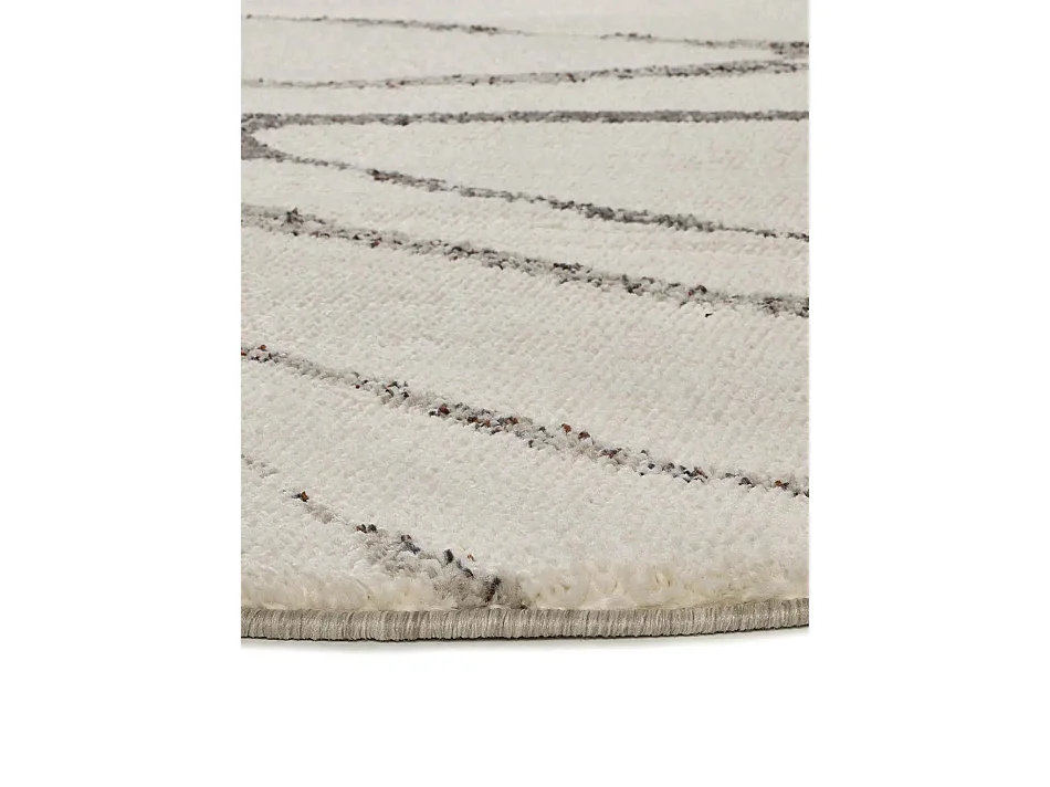 Tapis intérieur - abstrait - blanc - 194 x 290 cm - NIAMEY